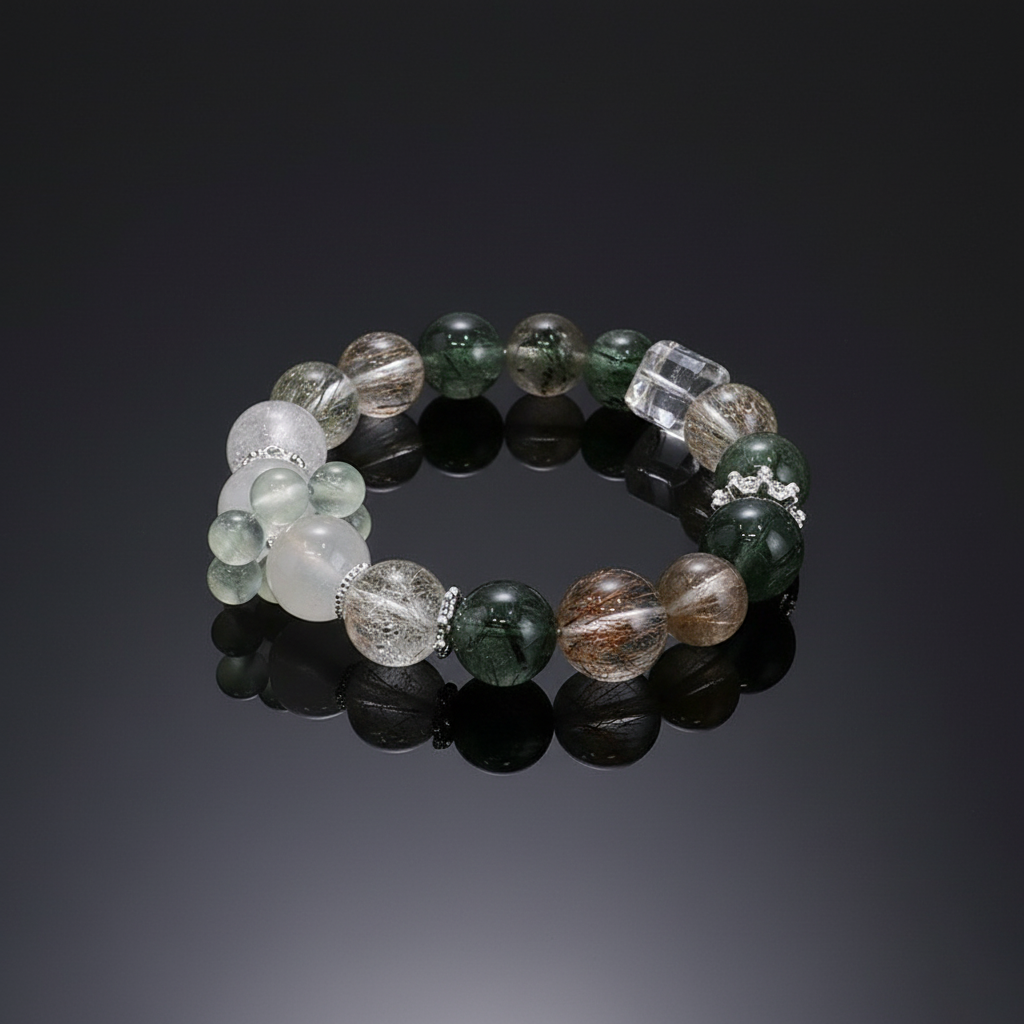 The Verdant Growth & Purity Bracelet