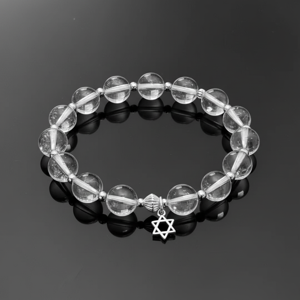 The 'Ice Star' Hexagram Clarity Bracelet