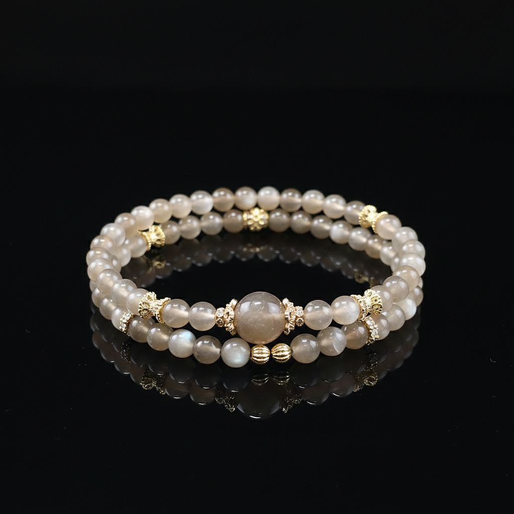 The Labradorite & Moonstone Serenity Bracelet