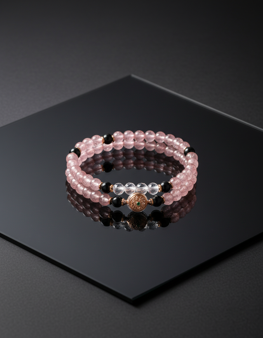 The Trinity Balance Double Wrap Bracelet by Kairo Energy