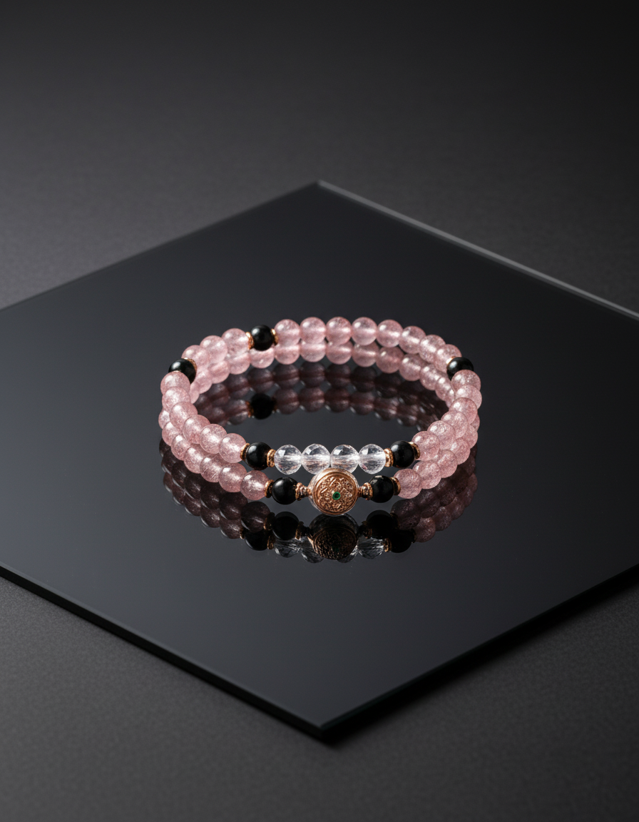 The Trinity Balance Double Wrap Bracelet