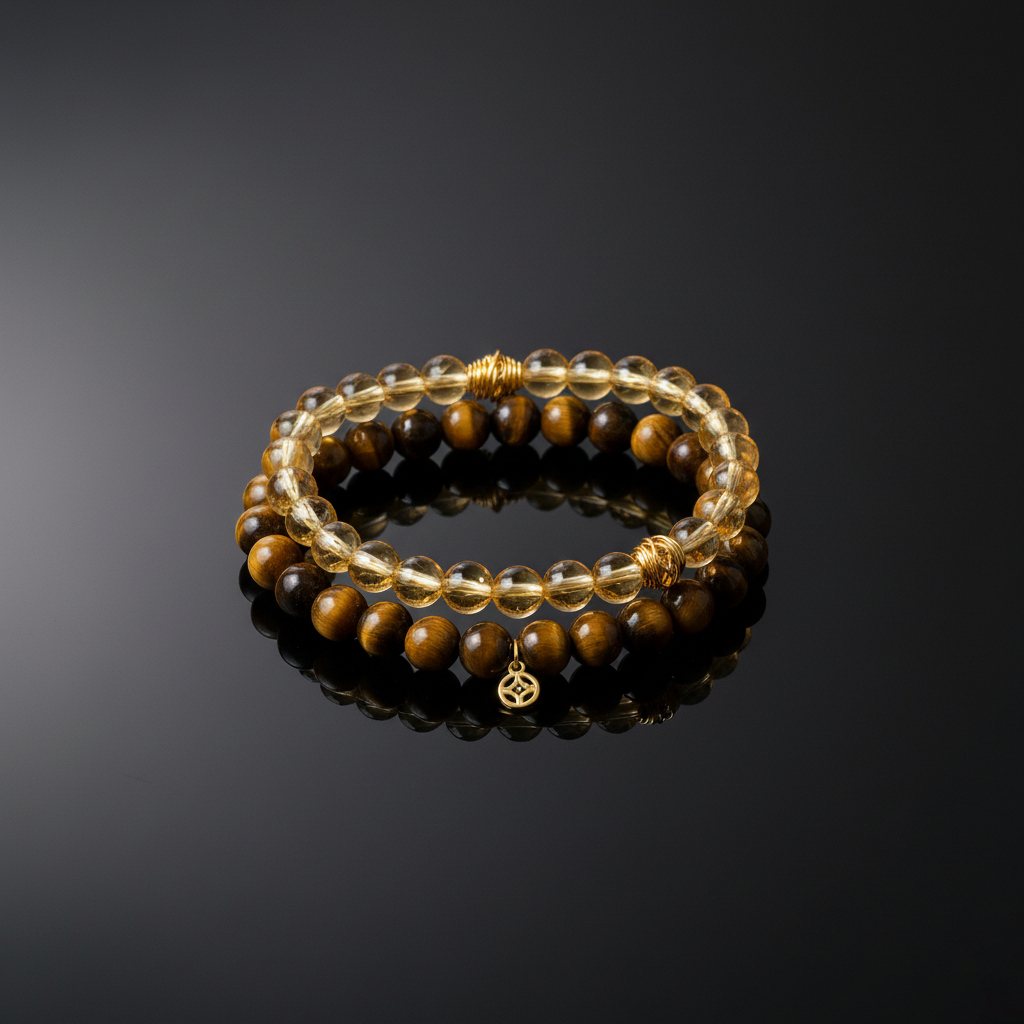 The Golden Mountain Dawn Double Wrap Bracelet