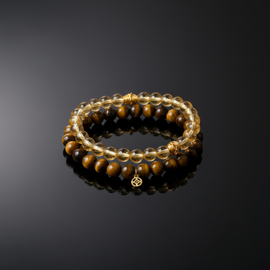 The Golden Mountain Dawn Double Wrap Bracelet