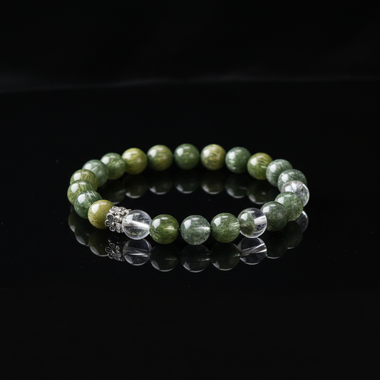 The Green Sandalwood & Abundance Bowl Bracelet