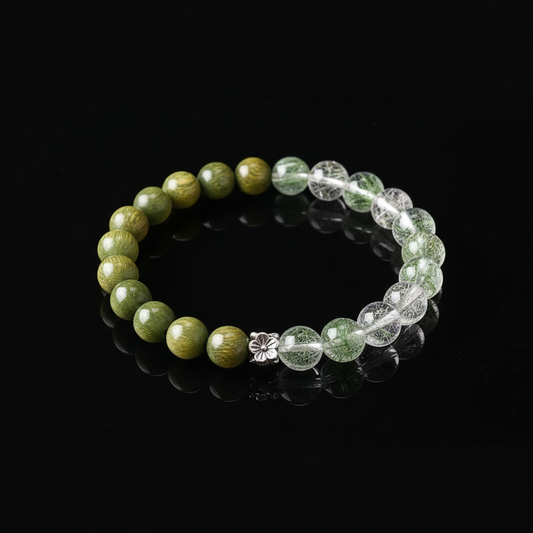The Green Sandalwood & Thousand Layer Phantom Bracelet
