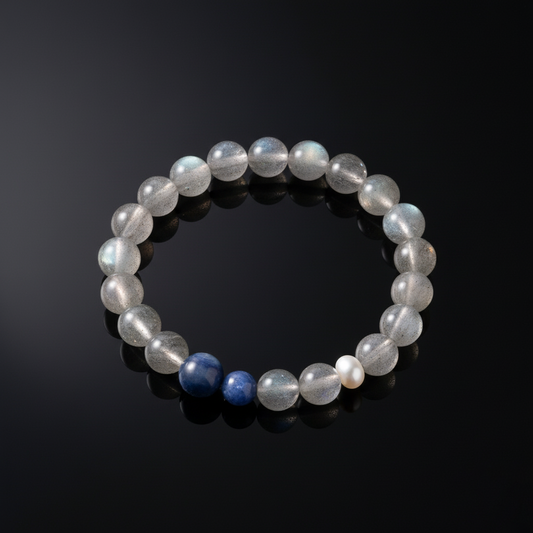 The Twilight Moon & Kyanite Bracelet