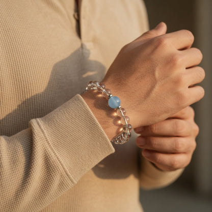 The Sky & Ice Bracelet - worn by him