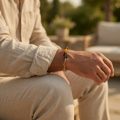 The Saturn Orbit Bracelet - worn by him