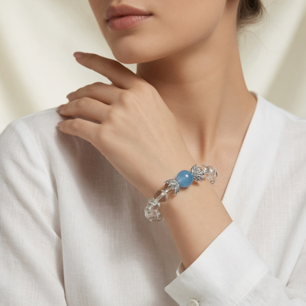 The Sky & Ice Bracelet - worn by her