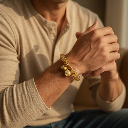 The Laughing Wealth God Bracelet - worn by him