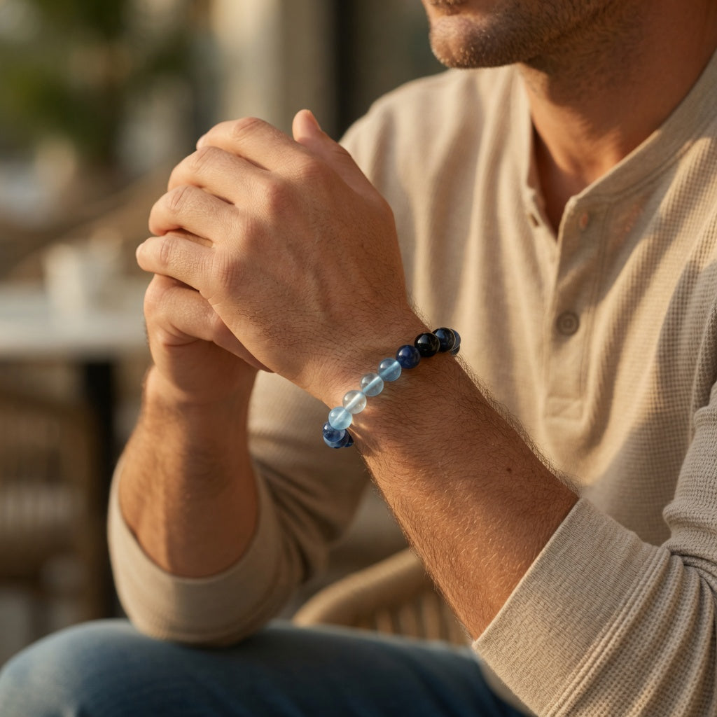 The Deep Water Guardian Bracelet - worn by him