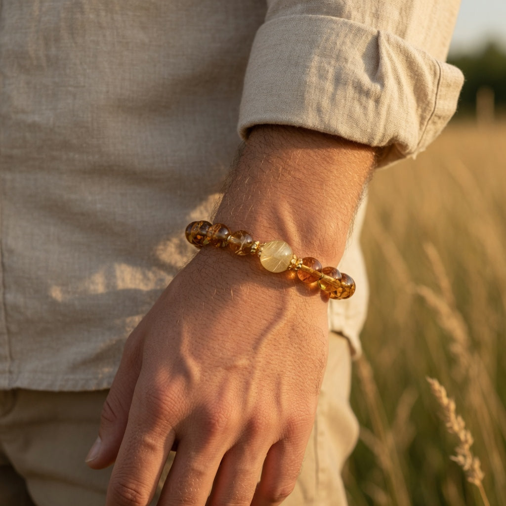 The Floating Light Bracelet - worn by him