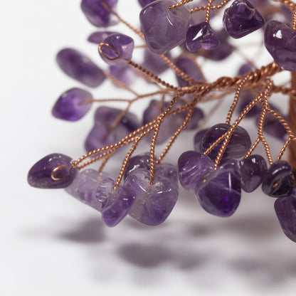 The Amethyst Wisdom Tree - detail