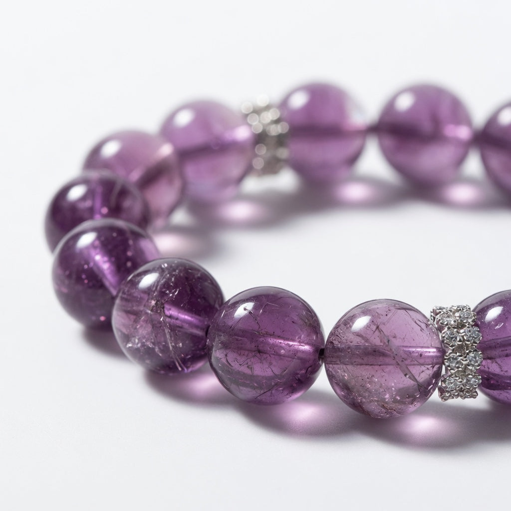 The Scholar's Amethyst Bracelet - detail