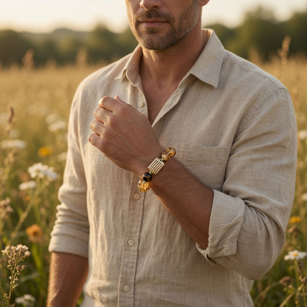 The Grand Fortune Bracelet - worn by him