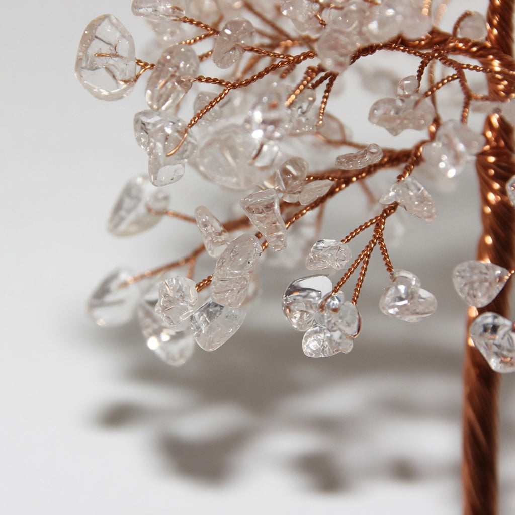 The Clear Quartz Energy Tree - detail