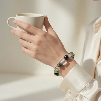 The Forest Glimmer Bracelet - worn by her