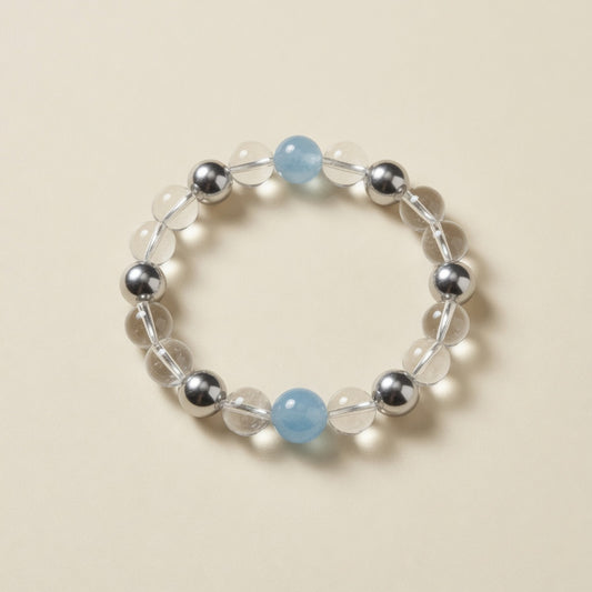 The Sky & Ice Bracelet - front view