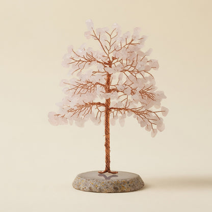 The Rose Quartz Love Tree - back view