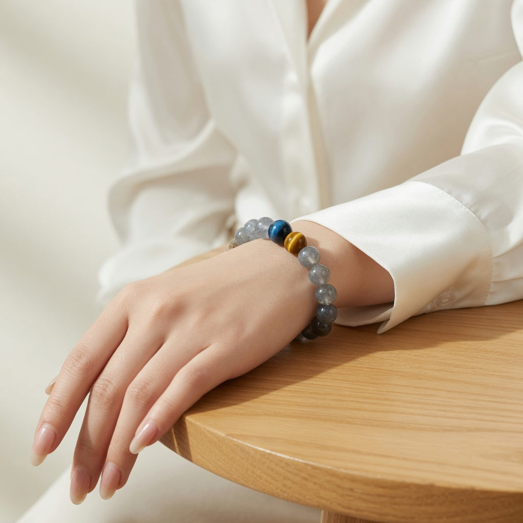The Grey Moonlight Bracelet - worn by her