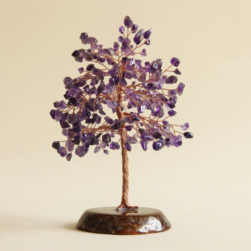 The Amethyst Wisdom Tree - front view