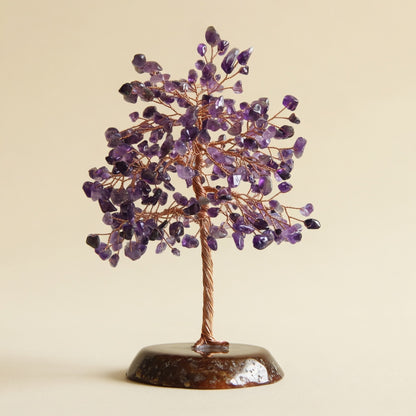 The Amethyst Wisdom Tree - front view