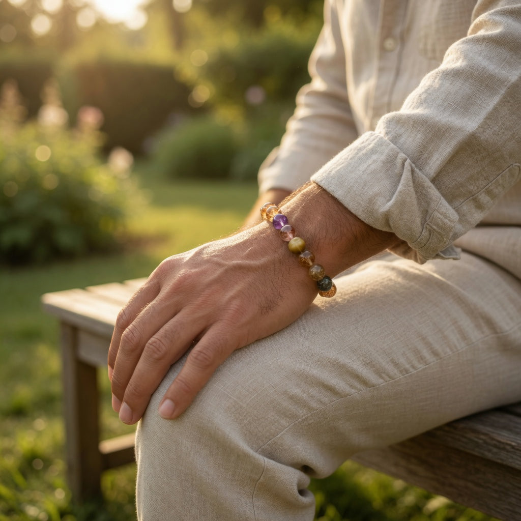 The Prosperity 2.0 Bracelet - worn by him