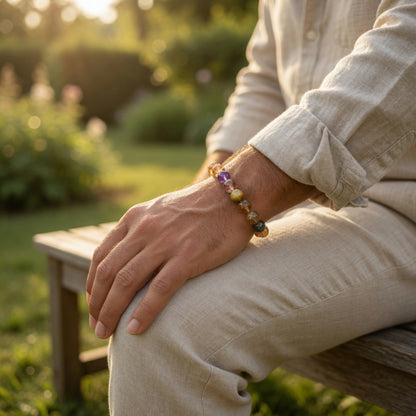 The Prosperity 2.0 Bracelet - worn by him