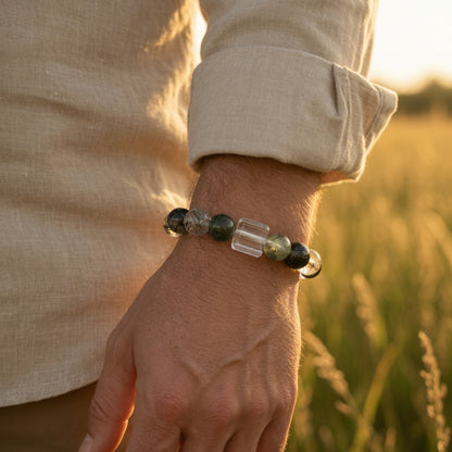 The Forest Glimmer Bracelet - worn by him