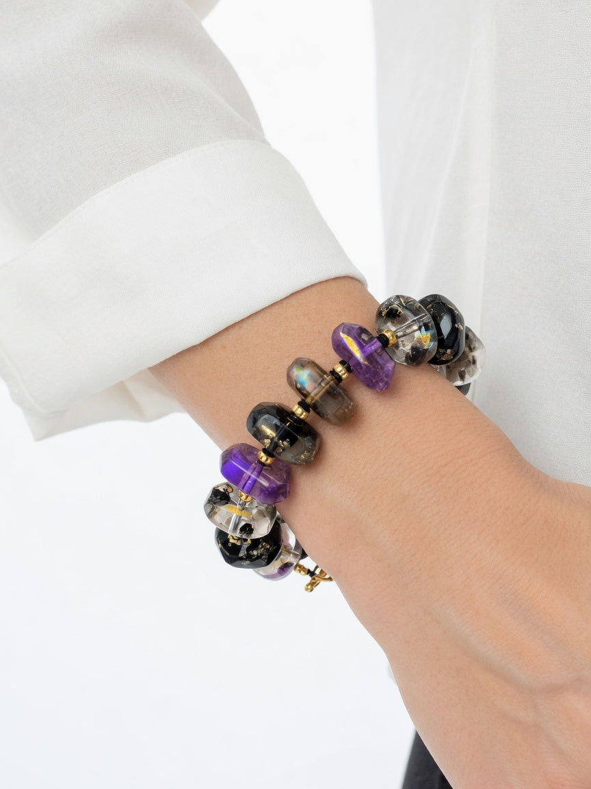 The Black Gold Overlord Bracelet - women's model