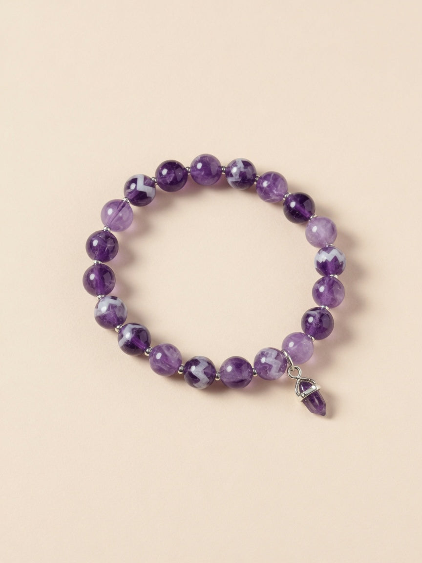The Uruguay Amethyst Fortune Bracelet - front