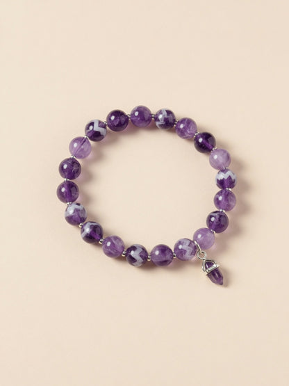 The Uruguay Amethyst Fortune Bracelet - front