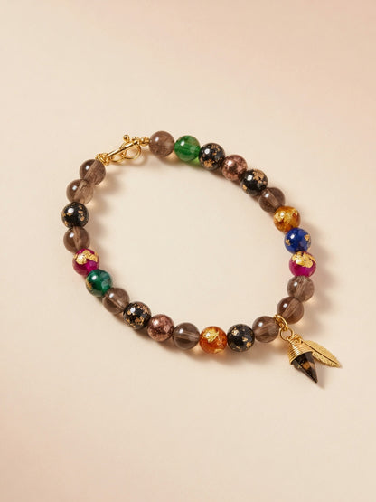The New-Chinese Gold Foil Bracelet - front