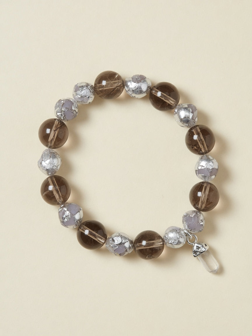 The Clean Smoky Quartz Bracelet - front