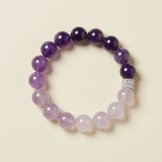 The Uruguay Amethyst Fortune Bracelet