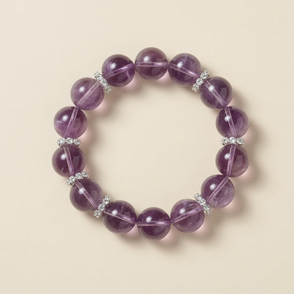 The Scholar's Amethyst Bracelet, one of two pieces in the Water Element Pair