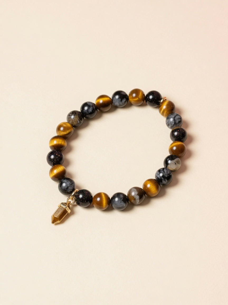 The Triple Tiger Guardian Bracelet - front