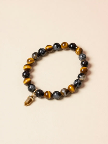 The Triple Tiger Guardian Bracelet - front