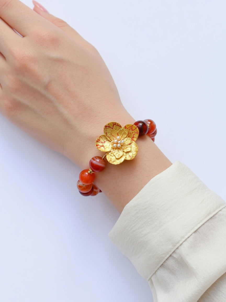 The Nanhong Agate Treasure Bracelet - women's model