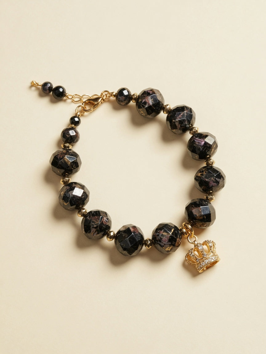 The Black Gold Overlord Bracelet - front