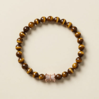 The Wealth Tiger's Eye Bracelet, one of two pieces in the Earth Element Pair