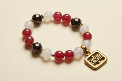 The Peace Buckle Multi-Treasure Bracelet - front