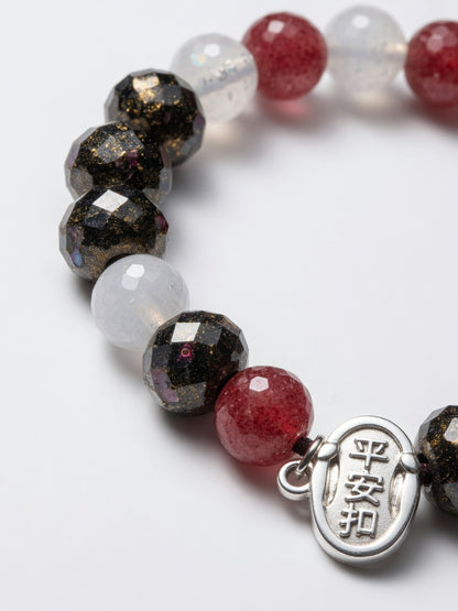 The Peace Buckle Multi-Treasure Bracelet - close-up
