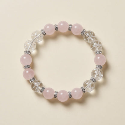 The Starlight Rose Bracelet, one of two pieces in the Fire Element Pair