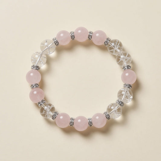 The Starlight Rose Bracelet, one of two pieces in the Fire Element Pair