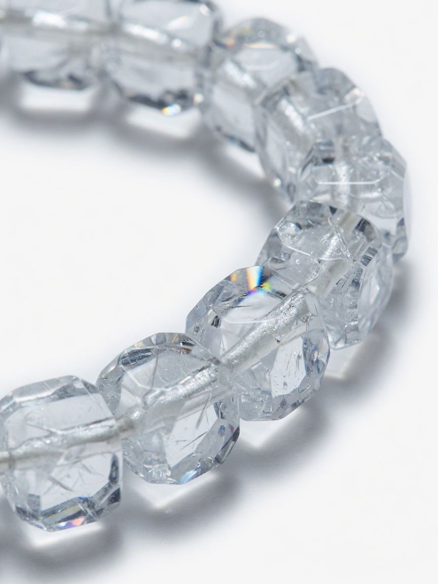The Frosted Cube Bracelet - close-up