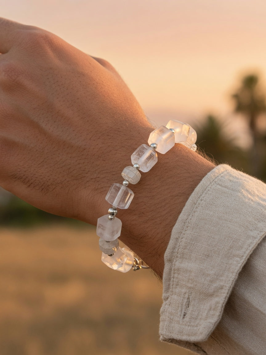 The Frosted Assi Quartz Bracelet - men's model