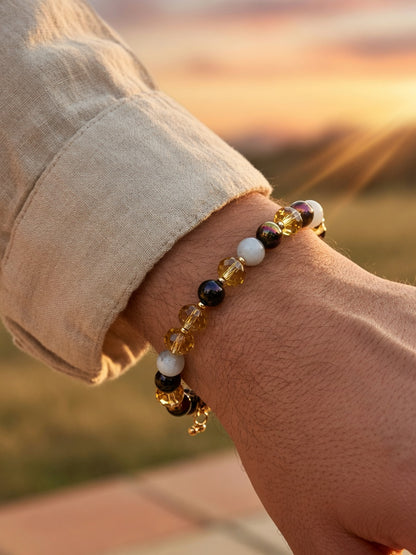The Golden Tower & Moonlight Bracelet - men's model