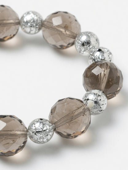 The Clean Smoky Quartz Bracelet - close-up