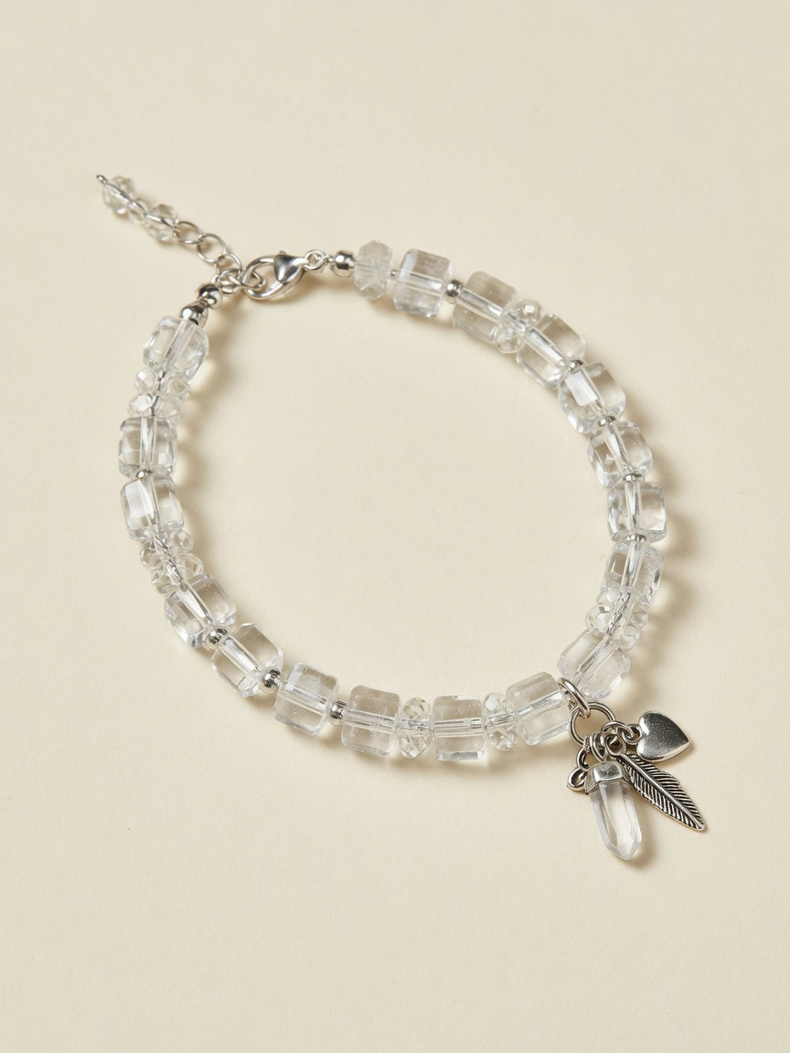 The Frosted Cube Bracelet - front